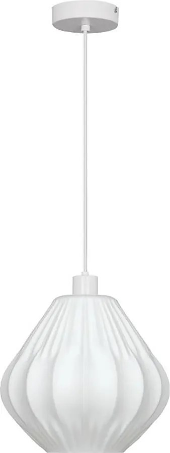 Pendul pe cablu CARSON 1xE27/40W/230V alb