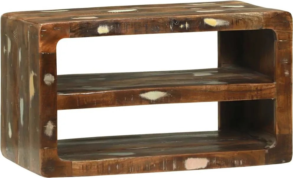 vidaXL Cabinet TV Multicolour 60 x 32 x 36 cm Lemn masiv recuperat