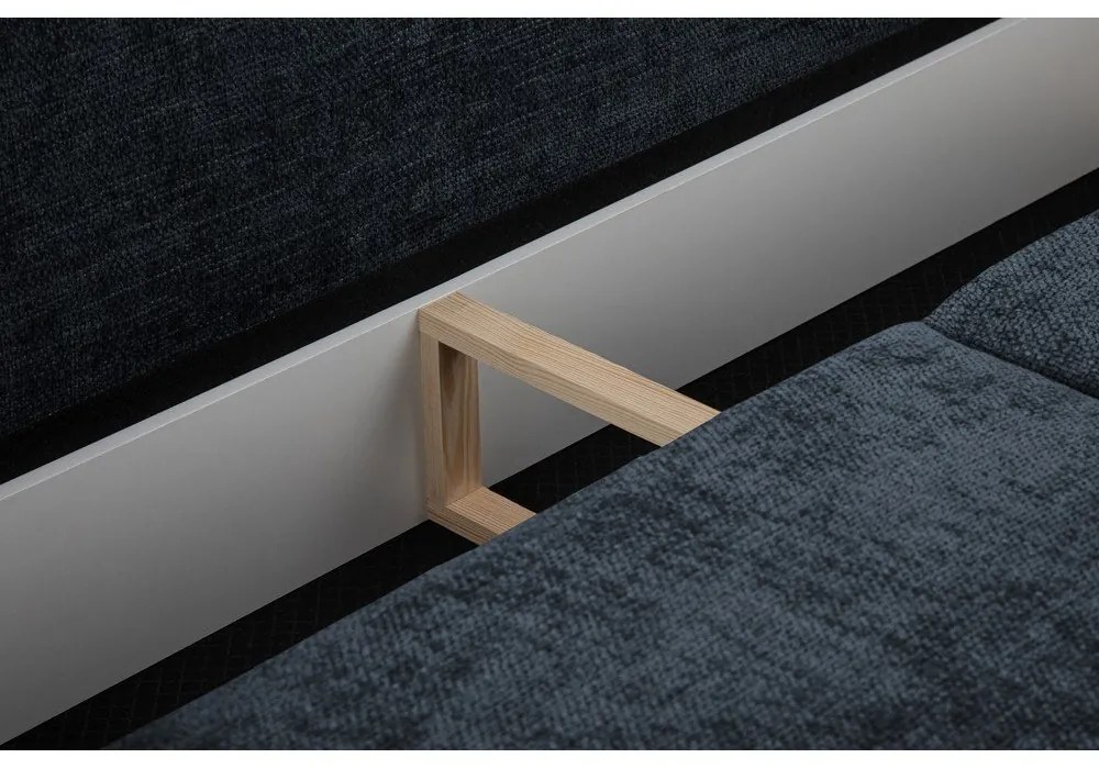 Canapea albastru-închis 240 cm Matera – Cosmopolitan Design