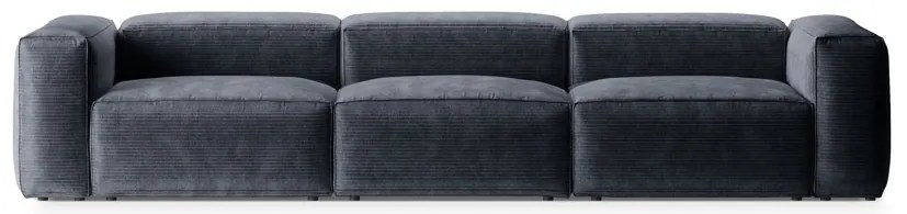 Canapea 4 locuri Bergamo velur reiat L364 cm