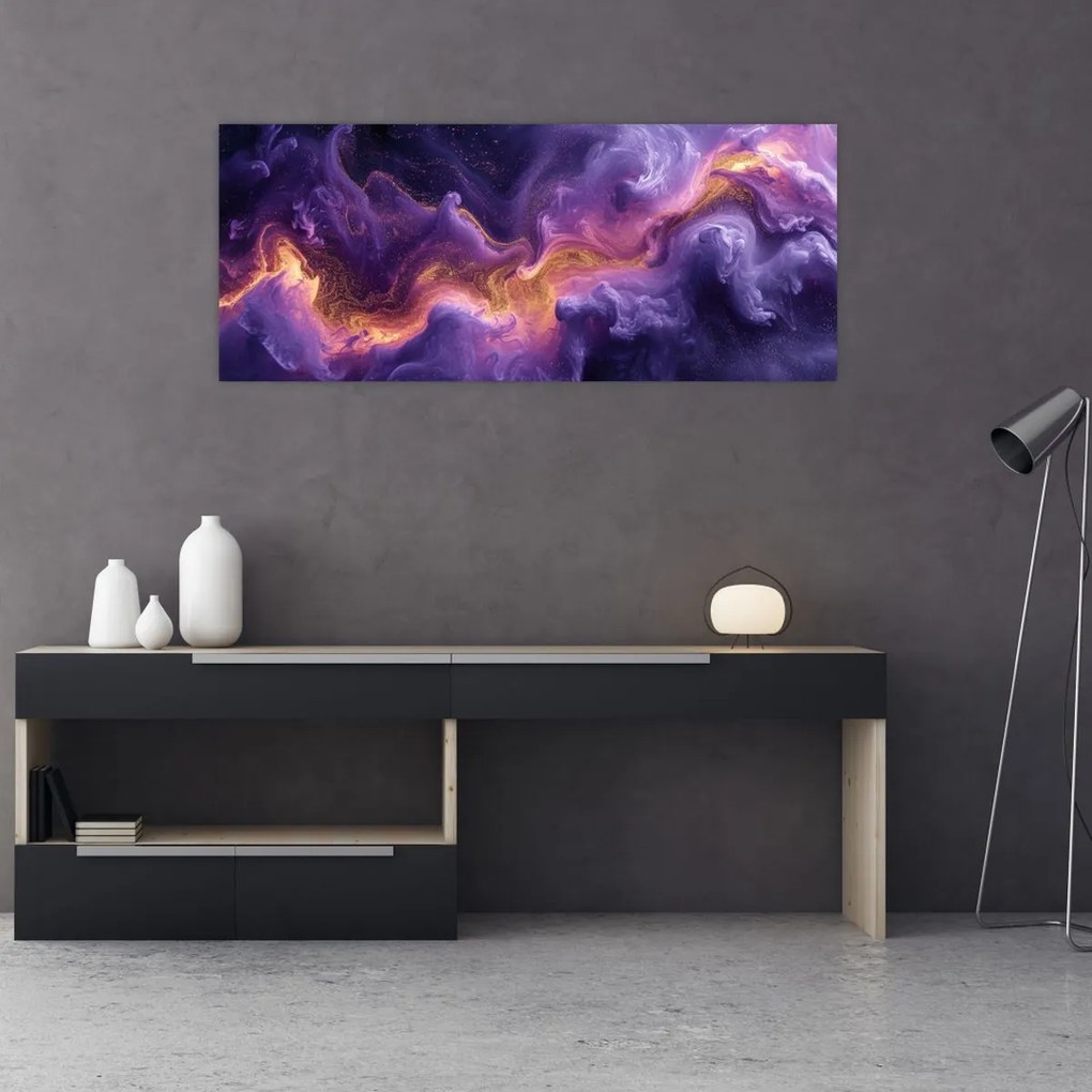 Tablou - Nebuloasa purpurie (120x50 cm)