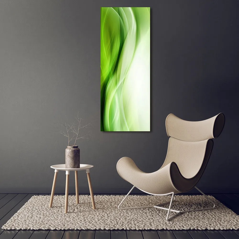 Imprimare tablou canvas Fundal valuri verzi