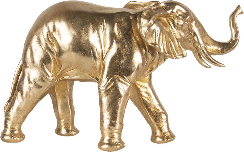 Figurina elefant auriu 37/13/23cm