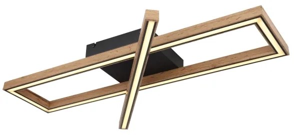 Globo 67287D1 - Plafonieră LED MANDERA LED/36W/230V maro