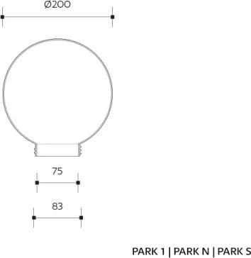 Corp de iluminat perete exterior senzor PARK 1xE27/60W/230V