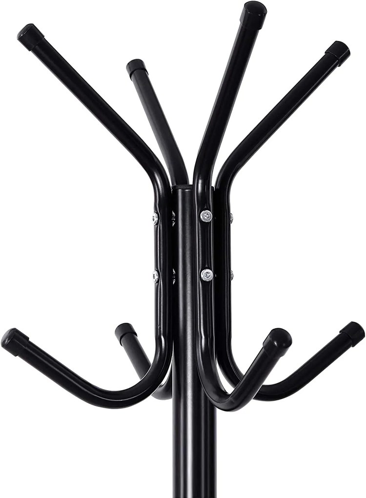 SongmicsHome Cuier vertical SAMUEL 49x176cm, negru