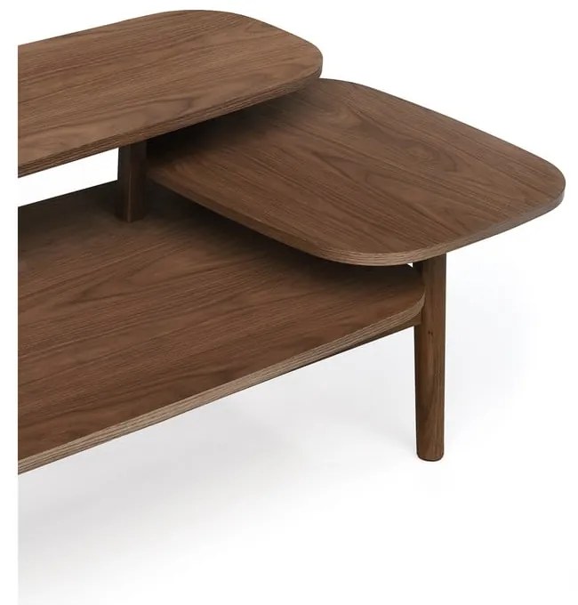 Măsuță de cafea din furnir de nuc Woodman Eichberg