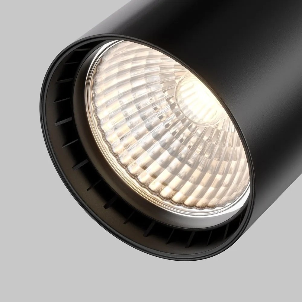 Spot LED, accesoriu pentru sinele monofazate Unity, Vuoro negru 10W