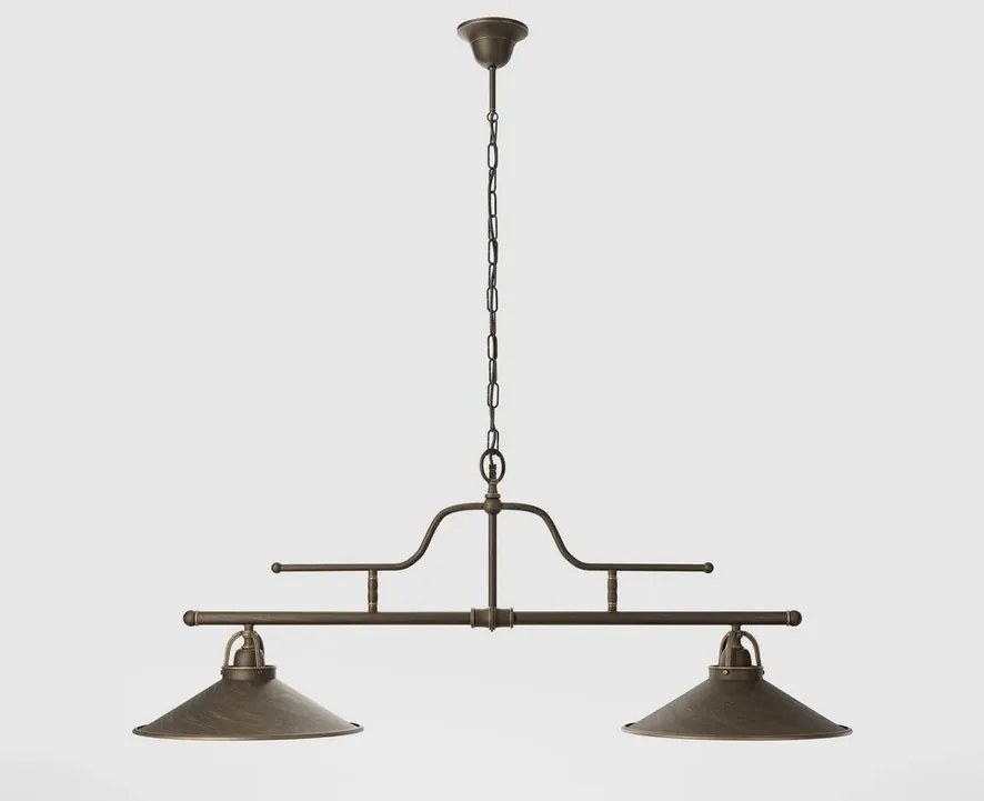 Lustra din alama industrial vintage Alice