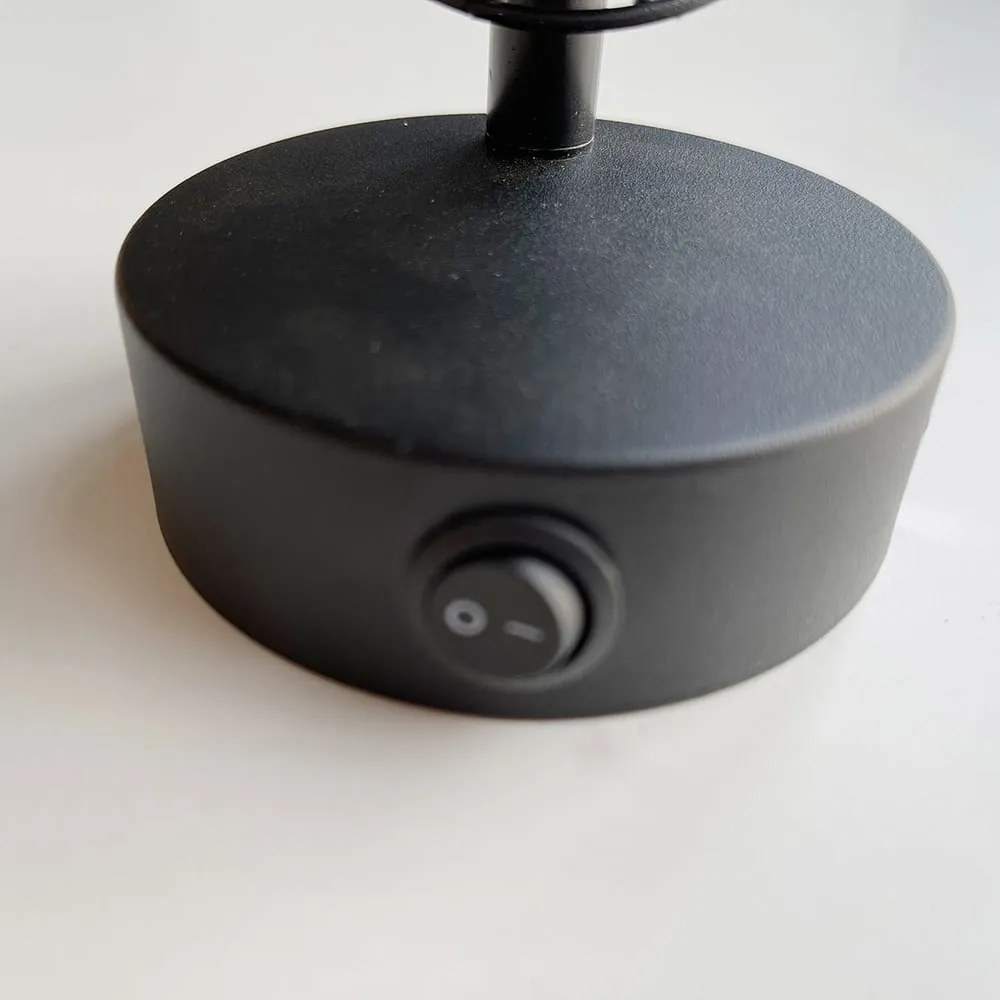 Aplică de perete neagră Straw – Fischer &amp; Honsel