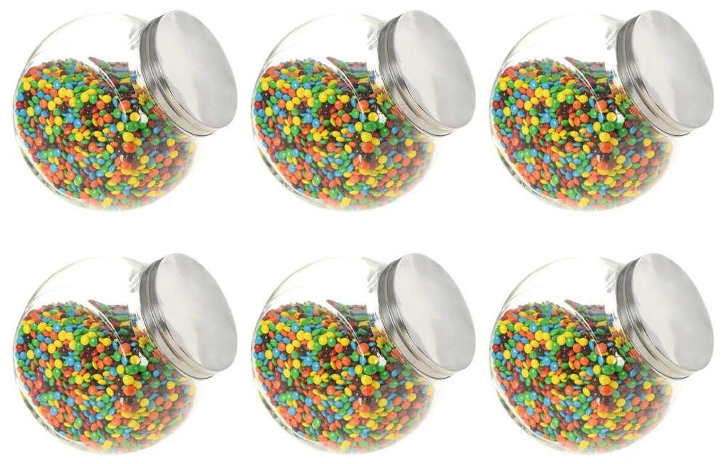 vidaXL Borcane pentru bomboane, 6 buc. 19,5 x 13,5 x 19,5 cm, 3000 ml