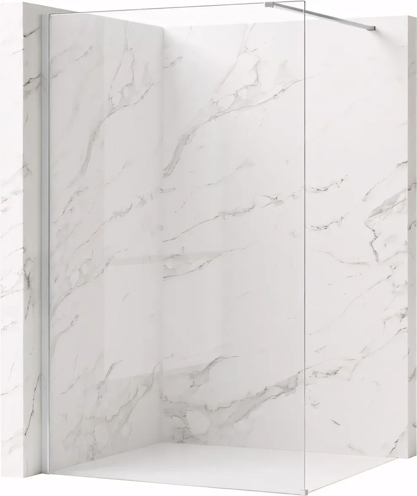 Paravan de dus Rea Flexi Transparent / Chrome 80