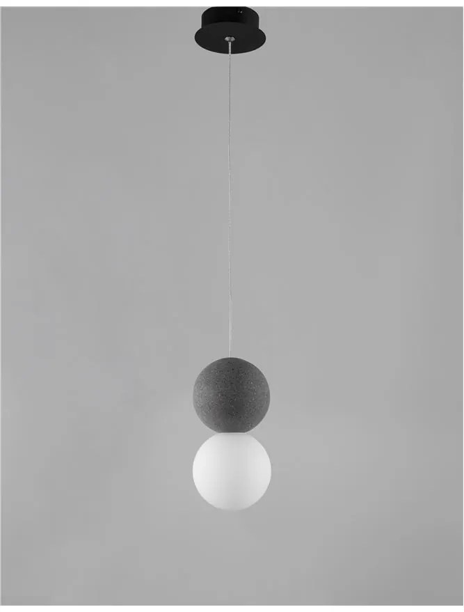 Pendul design modern ZERO, beton gri NVL-9704191