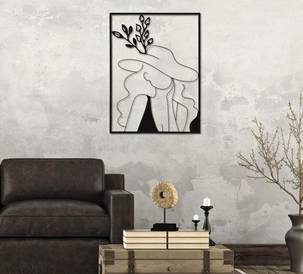 Mauro Ferretti Panou De Perete Fier Elegant -A- cm 60X1X80 | Aosom Romania