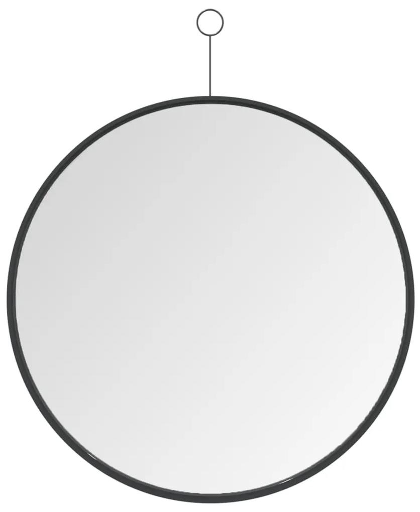Oglinda suspendata cu agatatoare, negru, 50 cm 1, 50 cm