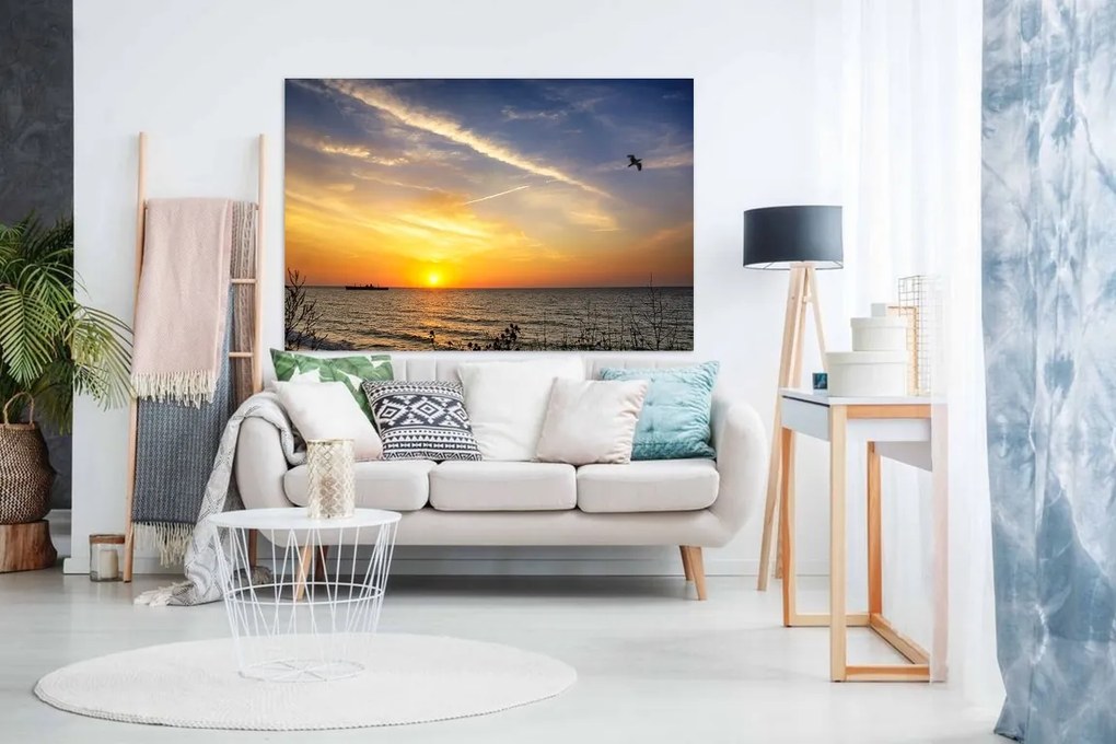 Tablou canvas Apus in mare - 70x50cm