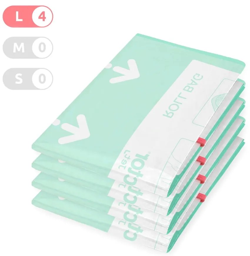 Saci de vidat 4 buc. Roll Up L – Compactor