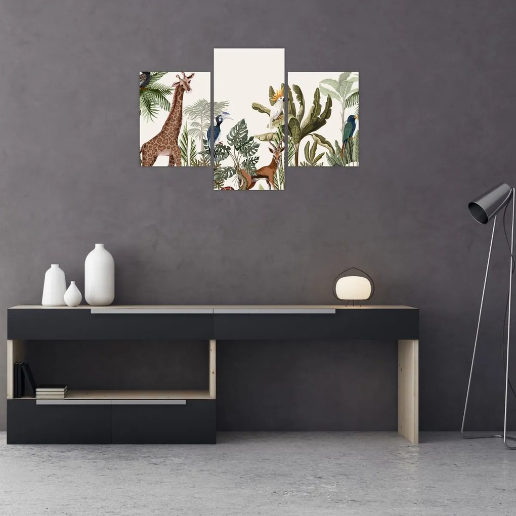 Tablou - Locuitorii africii (90x60 cm)