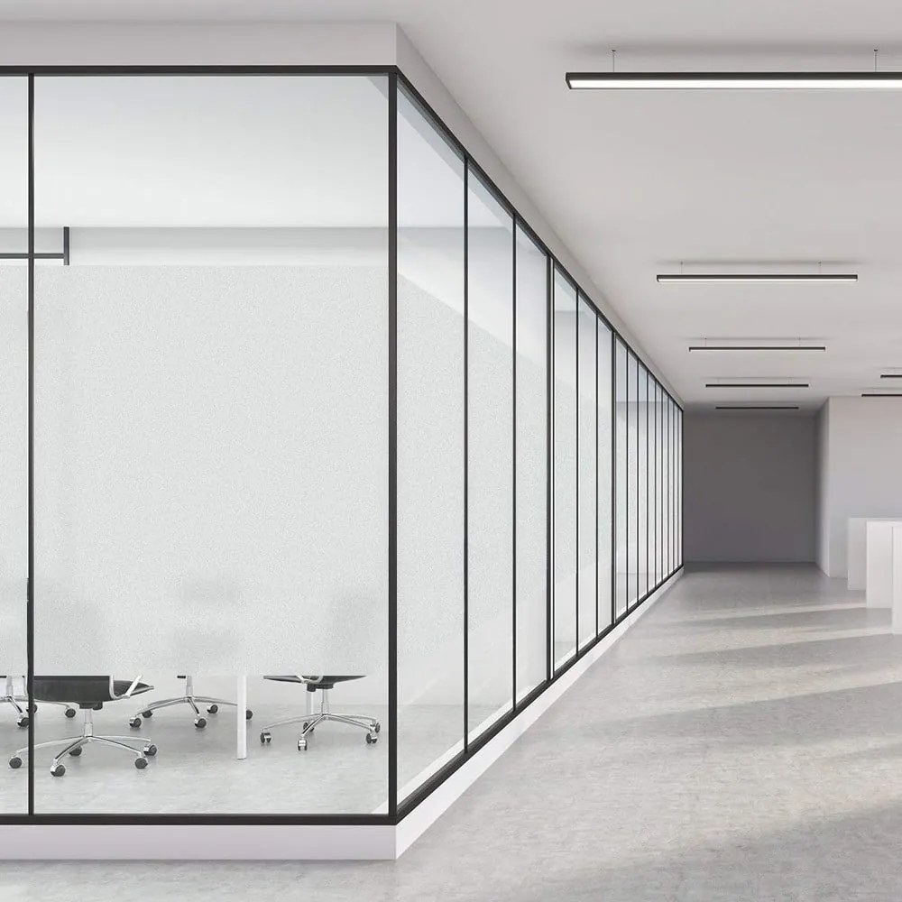 Autocolant mat pentru sticlă cu film protector Ambiance, înălțime 2 m