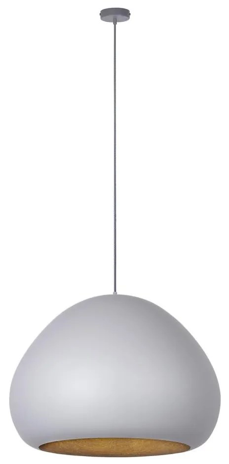 Lustră pe cablu LAVA 1xE27/15W/230V gri/auriu