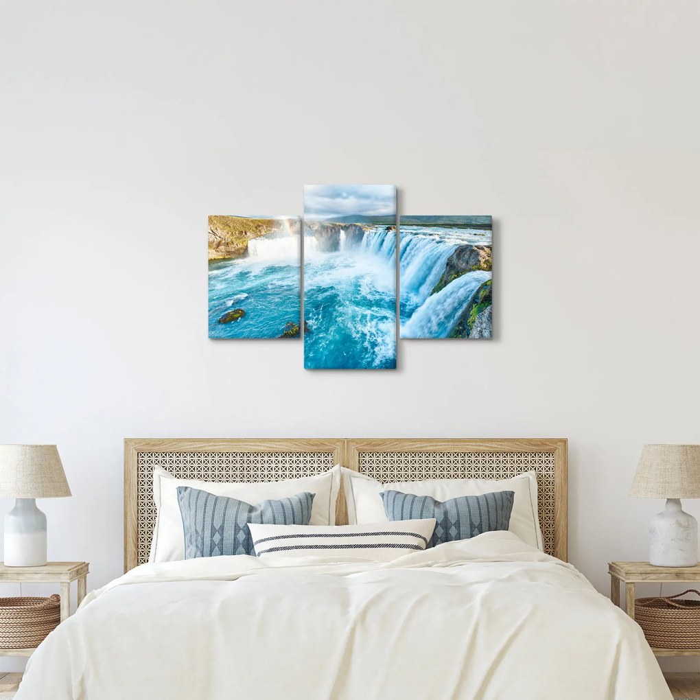 Tablou - Cascada Godafoss (90x60 cm)