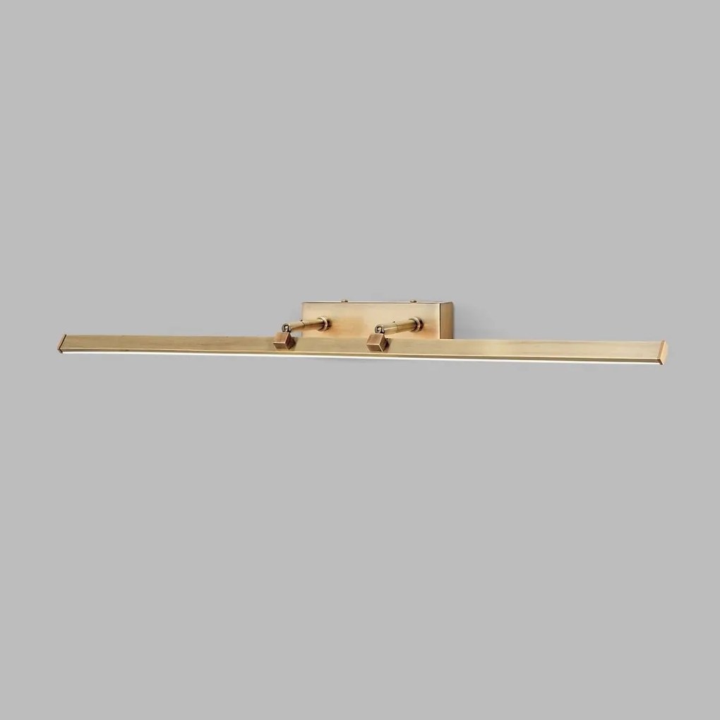 Aplica LED pentru tablou PUBLIO L-75cm alama antique