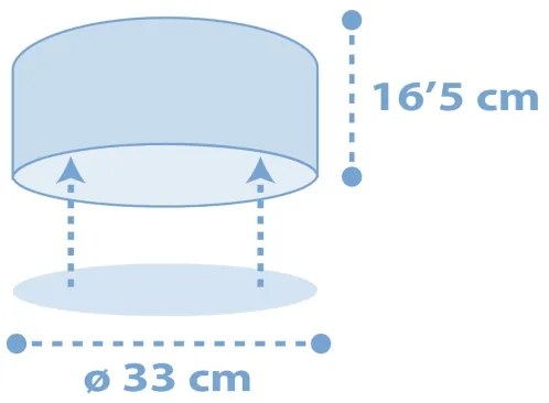Plafonieră pentru copii STAR LIGHT 2xE27/60W/230V albastră Dalber 82216T