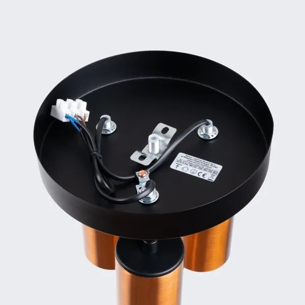 Spot Sollux SL.1377 WINX 3xGU10/10W/230V negru/cupru