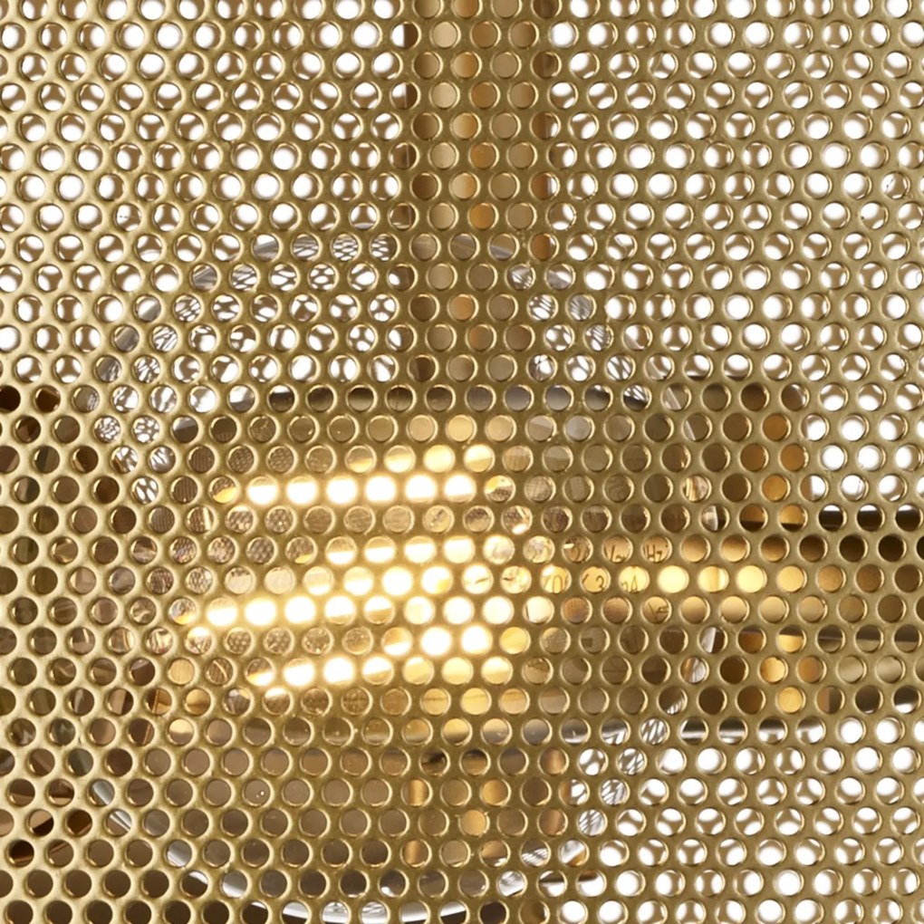 Lustra aplicata design retro Fishnet aurie 2843-3GO SRT