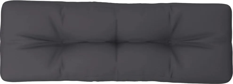 vidaXL Pernă de paleți, antracit, 120x40x12 cm, material textil