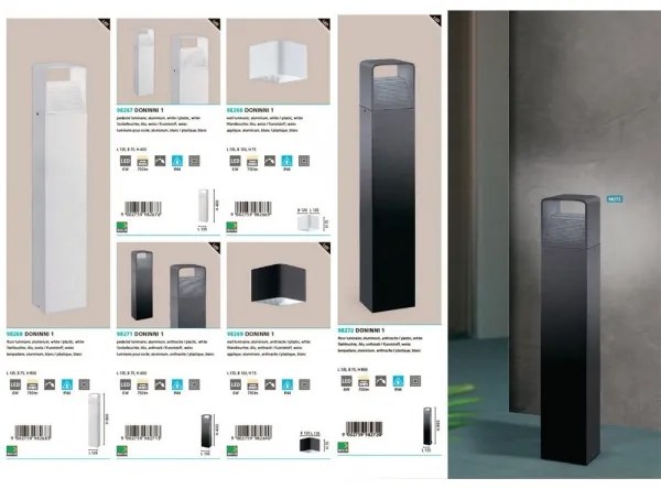 Eglo 96498 - LED Lampa de gradina DONINNI 1xLED/6W/230V