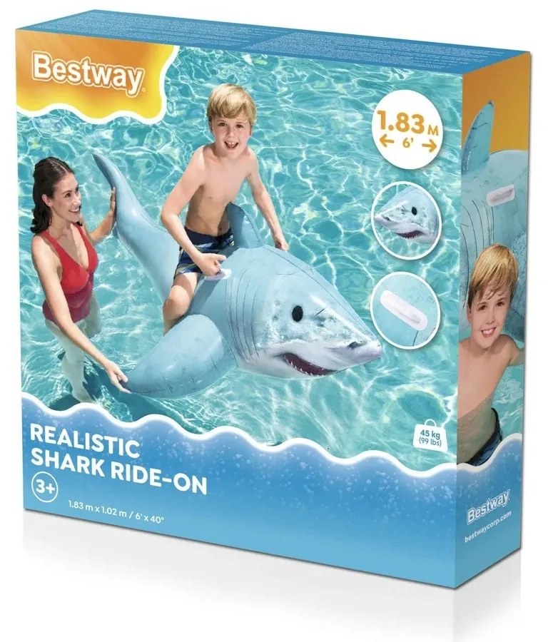 Rechin gonflabil Bestway, cu mânere 183 x 102 cm