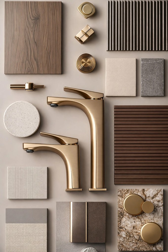 Baterie pentru baie PREMIUM Rea Joe Brush Gold High