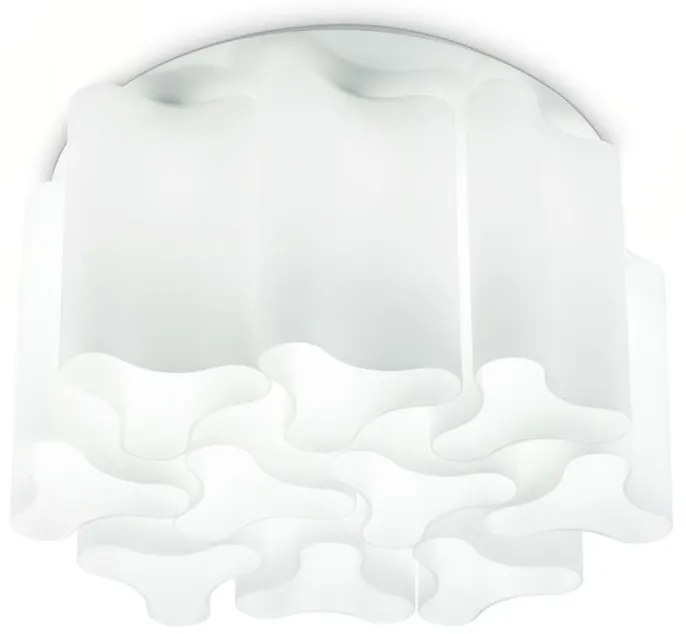 Plafoniera moderna design lux diametru 73,5cm, COMPO PL10 BIANCO 125510