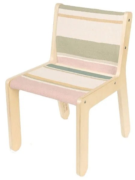 Scaun de copii în culoare naturală Kaarol Earth – Lorena Canals