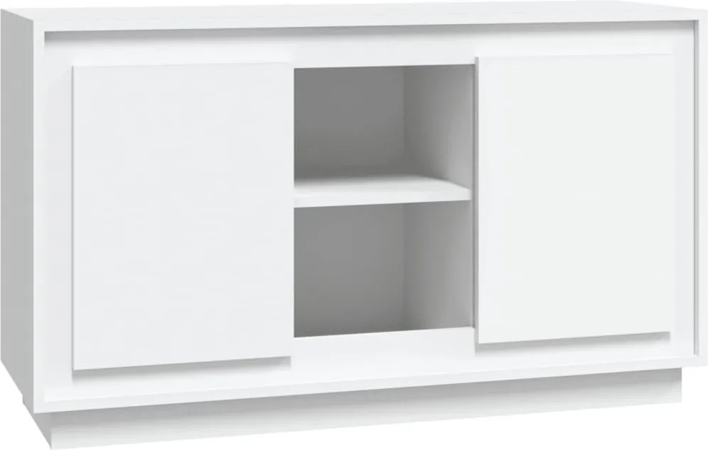 vidaXL Dulap, alb, 102x35x60 cm, lemn prelucrat