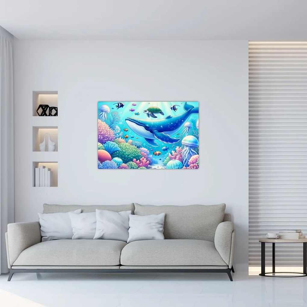 Tablou – Lume subacvatică (90x60 cm)