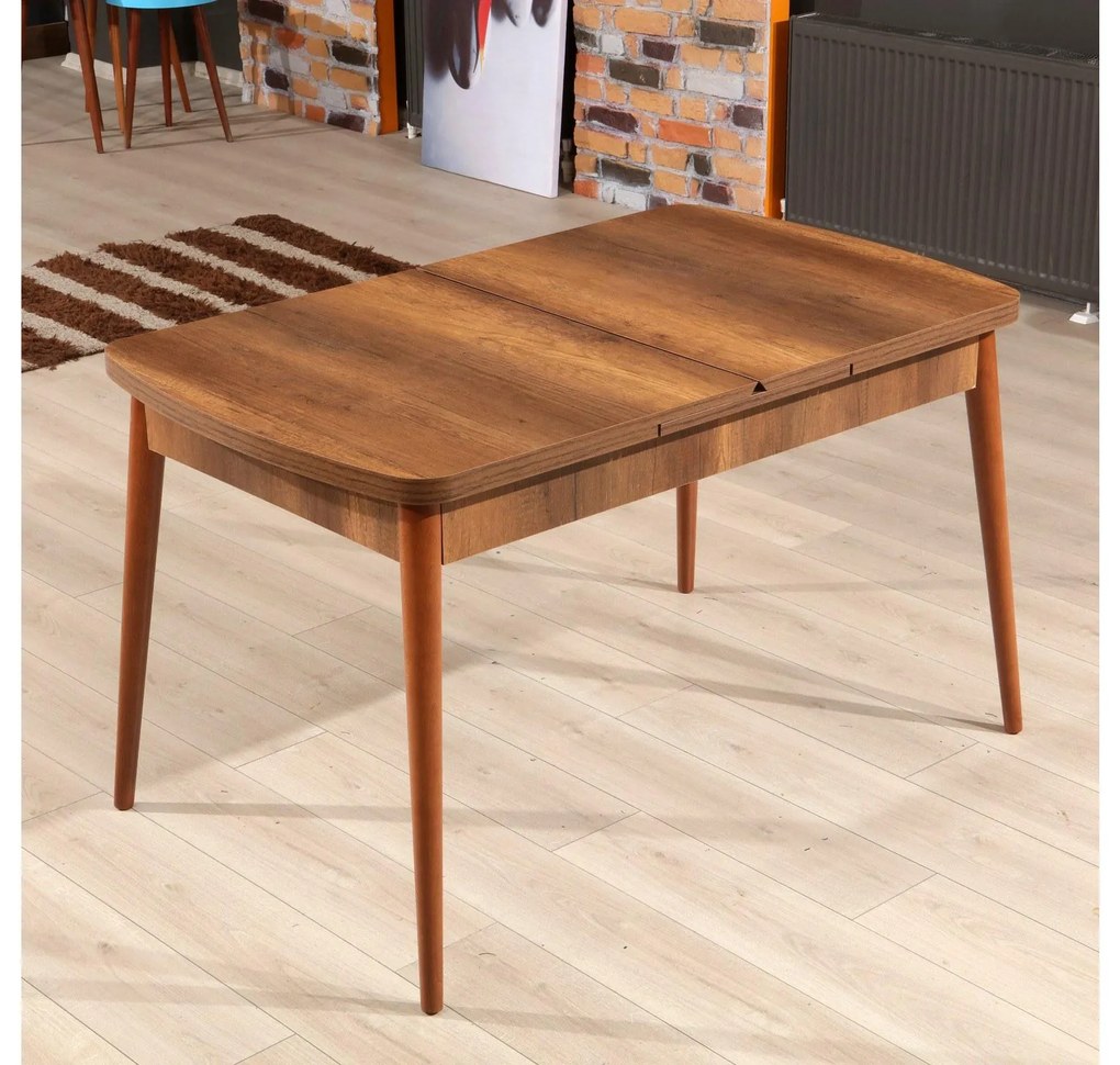 Masă sufragerie Pinava 1 (nuc) (pentru 4 persoane). 1093741