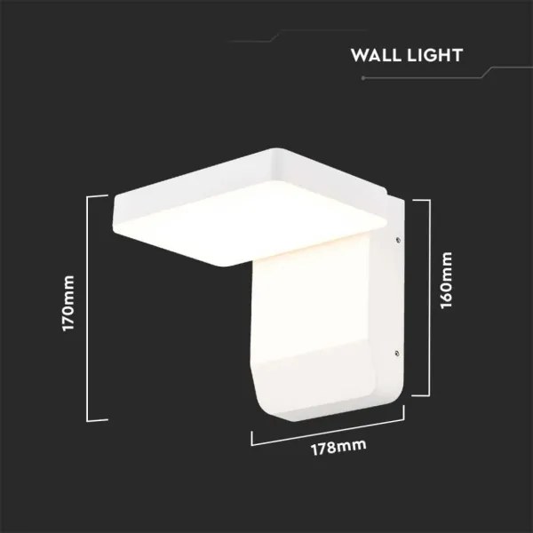 LED Aplica flexibilă exterior 17W 230V IP65 4000K alb