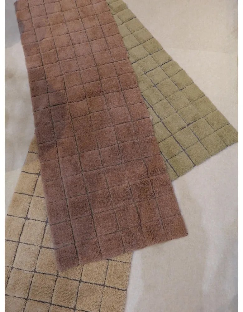 Covor bej țesut manual din lână 170x240 cm Mosaic Sandstone – Lorena Canals