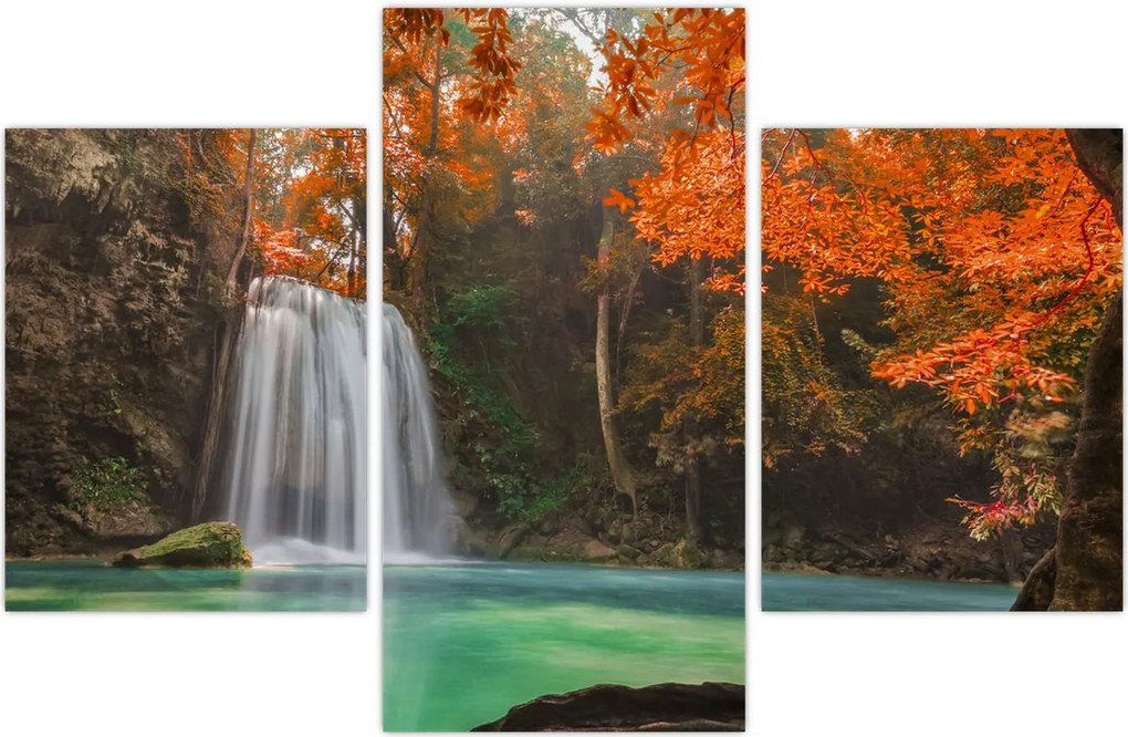 Tablou - Cascadă în Thailanda (90x60 cm)