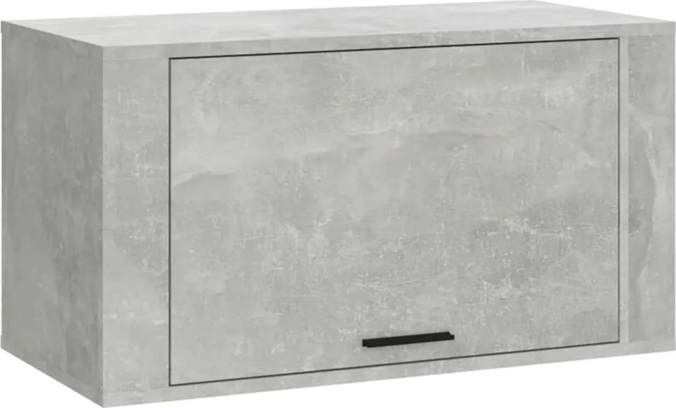 vidaXL Pantofar de perete, gri beton, 70x35x38 cm, lemn prelucrat