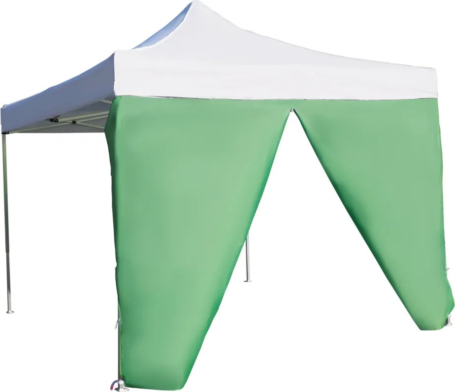 Perete lateral  4,5m cu ușă, Verde