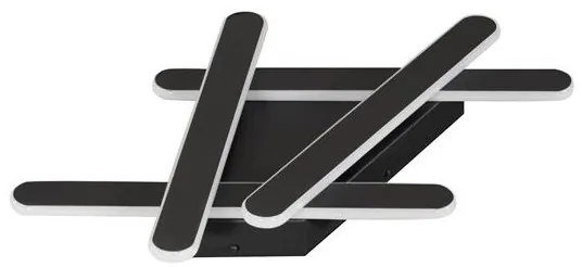 Lustra/Plafoniera LED design modern WILLOW Black