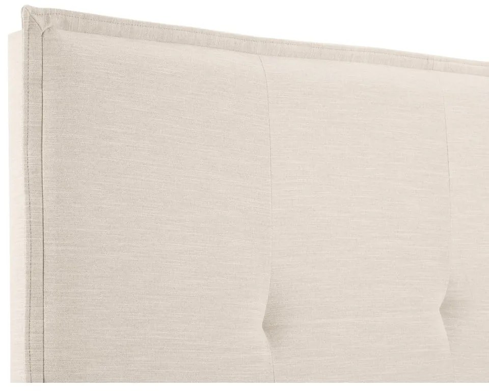 Tăblie de pat bej 200x120 cm Monica – Milo Casa