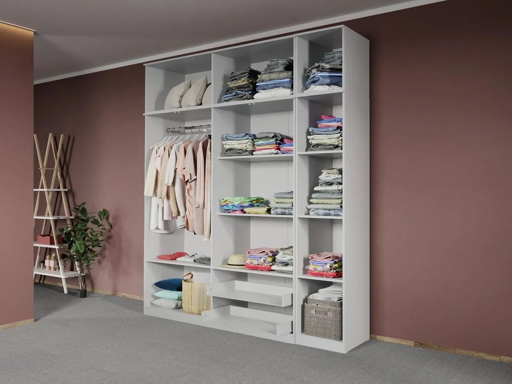 Dulap dormitor Alb Levi C20
