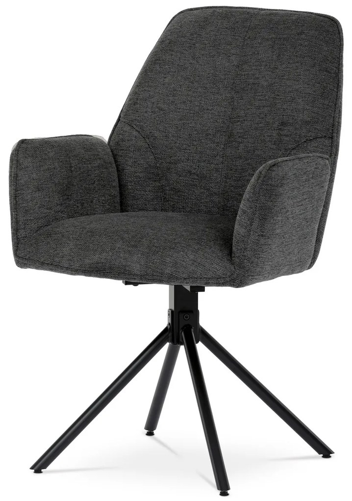 Set de scaune de sufragerie cu mecanism deîntoarcere HC-522 GREY2, 2 buc.