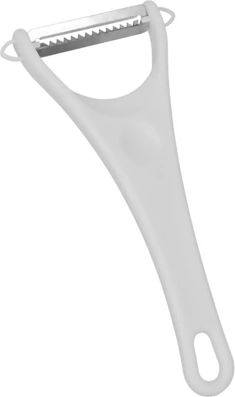 Decojitor tip julienne Metaltex Julienne, lungime 7 cm, alb