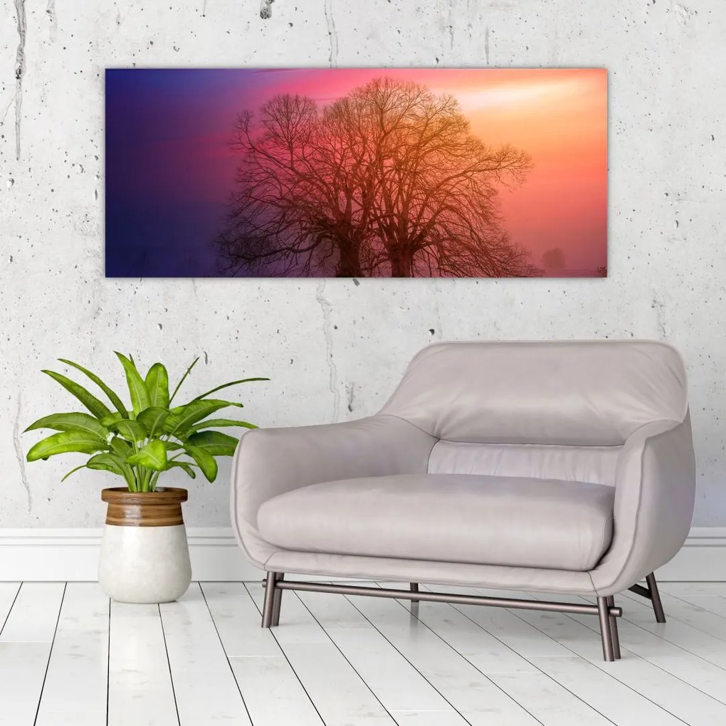 Tabloul pomilor în ceață (120x50 cm)