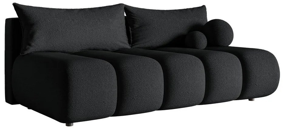 Canapea trei locuri Didier mini (negru + negru). 1100580